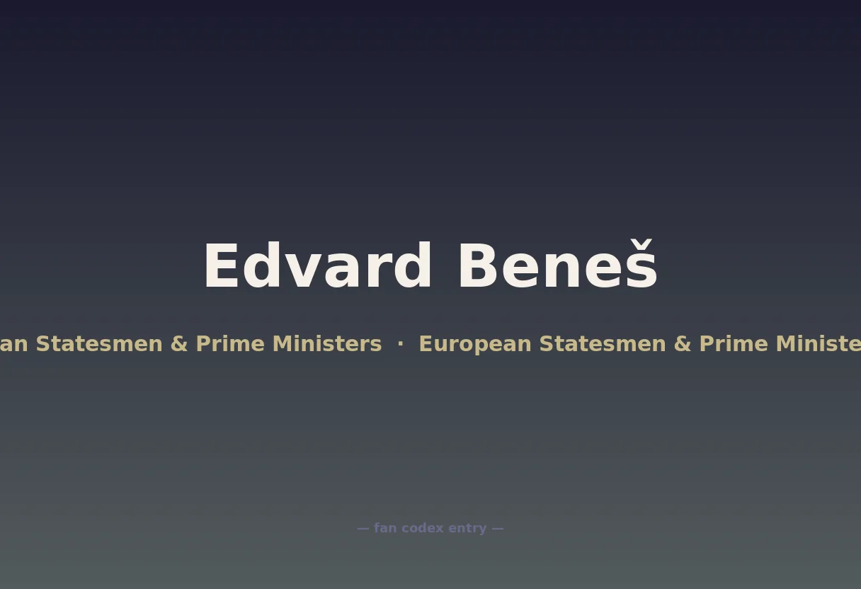 Edvard Beneš
